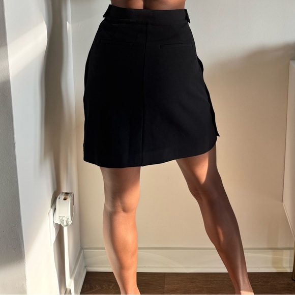 Whistles Daphne Black Crepe Mini Skirt - Picture 7 of 16